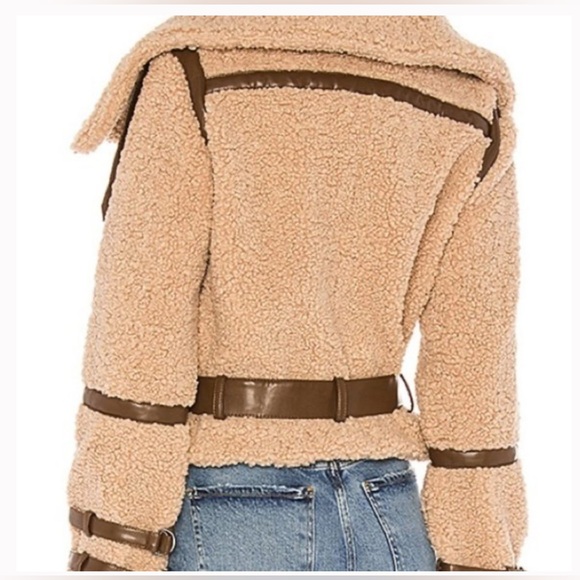 NWOT Tularosa Revolve Bailey Moto Jacket in Camel - Picture 4 of 9